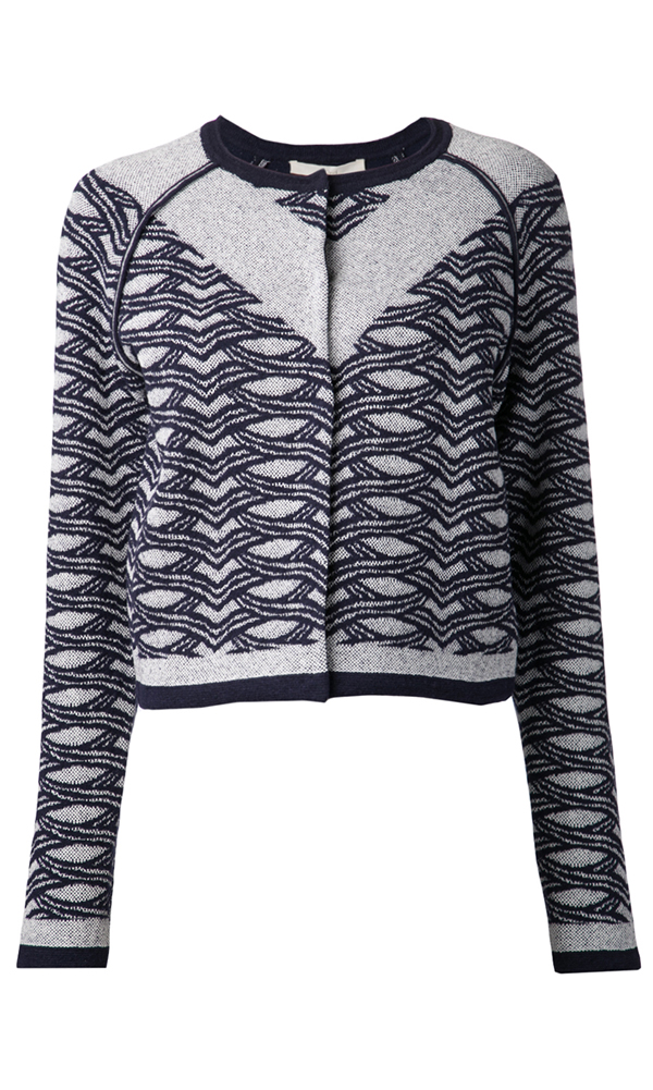 Jacquard cardigan